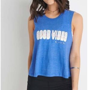 Spiritual Gangster “good vibes” crop tank